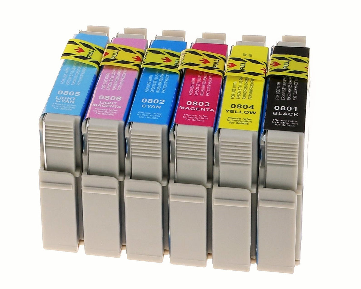 G&G Cartucho De Tinta Epson T0807/ C13t080740 Vorteilpack