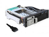 Delock Bastidor Móvil De 5.25" Para 1 X Hdd Sata 2.5" + 1 X Hdd Sata 3.5" + 2 X Puertos Usb 3.0