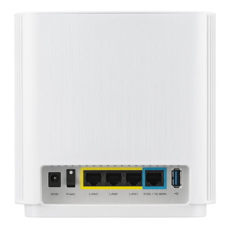 EAN 4711081471479 - ASUS ZenWiFi AX (XT9) AX7800 1er Pack Weiß Tribanda (2,4 GHz/5 GHz/5 GHz) Wi-Fi 6 (802.11ax) Blanco 4 Int imagen 2