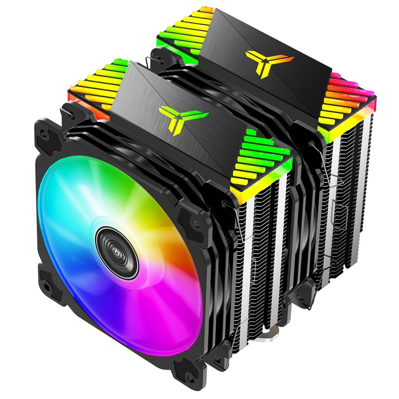 K Jonsbo Cr-2000 Gt Cpu Disipador Dual Tower, Argb - 2x 120mm, Negro