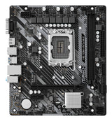 Placa Base Asrock H610m-Hvs/M.2 R2.0 Intel H610 1700 Micro Atx 2 Ddr4 Vga Hdmi Pcie4 1x M.2