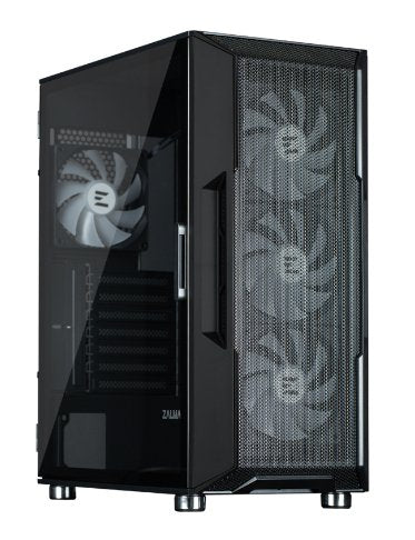 Caja Pc Zalman I3 Neo Atx Mid  Tower Negro Argb Fan X4