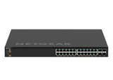 Switch  Netgear Gsm4328-100ajs Gestionado L3 Gigabit Ethernet (10/100/1000) Energía Sobre Ethernet (Poe) 1u Negro