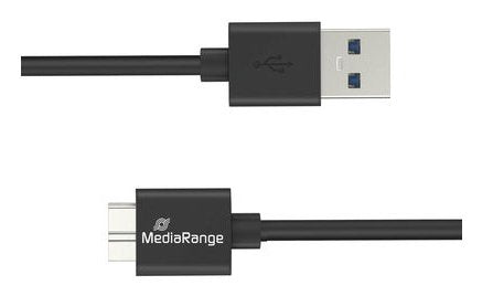 Mediarange Ladecable Usb-A A Micro-B Usb 3.0, 1.8m, Sw