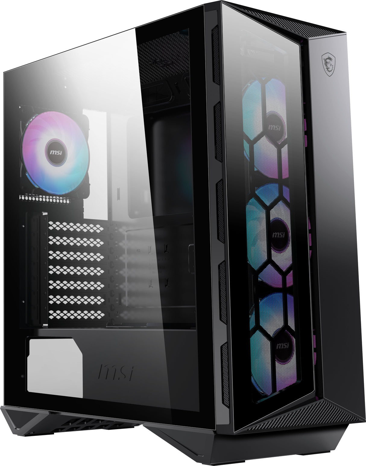 Caja Pc Msi Mpg Gungnir 110r Negro  3x Vent 120mm Argb/Cristal Templado 306-7g10r21-W57