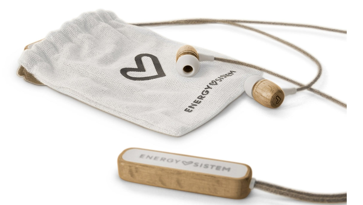 Auriculares Micro Energy Sistem Eco Bt Beech Wood