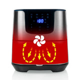 Freidora Por Aire Airfryer Sin Aceite Princess Deluxe Digital Xxl 183312 1700w Capacidad 5,5l
