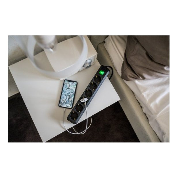 Regleta De 6 Tomas Eco-Line Brennenstuhl Interruptor 3 M