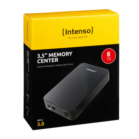 EAN 4034303023585 - Intenso Memory Center disco duro externo 8 TB 5400 RPM 3.5" USB 3.2 Gen 1 (3.1 Gen 1) Negro imagen 2