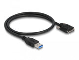 Delock Usb 5 Gbps Cable Typ-A Stecker Zu Typ Micro-B Stecker Mit Schrauben 0,5 M