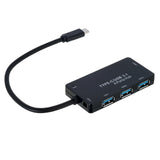 Hub De Interfaz Akyga Ak-Ad-52 Usb 3.1 (3.1 Gen 2) Tipo-C 500 Mbit / S Negro