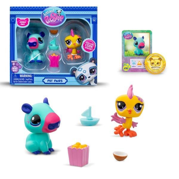 Mascotas Little Pet Shop Pack De 2 Mascotas 1 Unidad Aleatoria