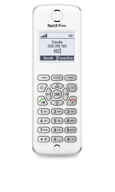 EAN 4023125025112 - Fon FRITZ! M2, DE Teléfono DECT Identificador de llamadas Blanco imagen 4