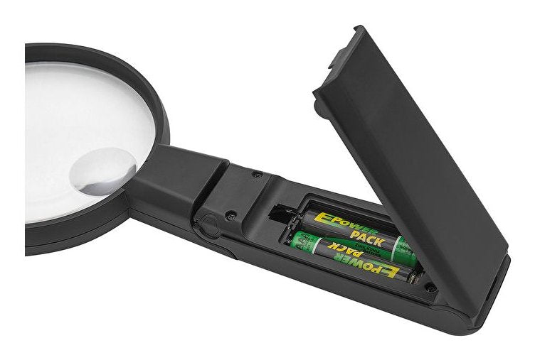 Wedo Lupe Rund Beleuchtet 90 Mm Con Mandfuss Negro