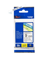 Brother Cinta Mecanográfico Negro Sobre Blanco Tze-221 Tz-221 9 Mm X 8 M, Laminado