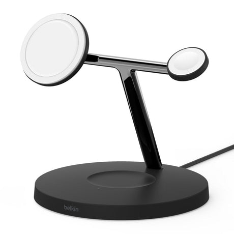 EAN 0745883836611 - Belkin WIZ017vfBK Auriculares, Smartphone, Reloj inteligente Negro Corriente alterna Cargador inalámbrico imagen 2