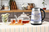 Eta Eta115490000 Crystela Glass Kettle, 1.7 L, 2200 W