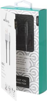 Estuff Es605151 Cable Usb 1 M Usb 3.2 Gen 1 (3.1 Gen 1) Usb C Usb A Gris