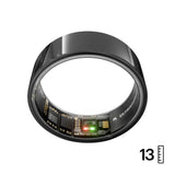 Anillo Ultrahuman Air - Anillo Inteligente Para Mujeres Y Hombres - Portátil Para Seguimiento Del Sueño Y La Actividad Física - Frecuencia Cardíaca - Smartring Aster Negro Talla 13