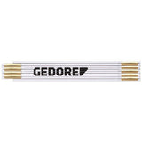 Metro Plegable De Madera Gedore , 2 Metros, Regla 3301426