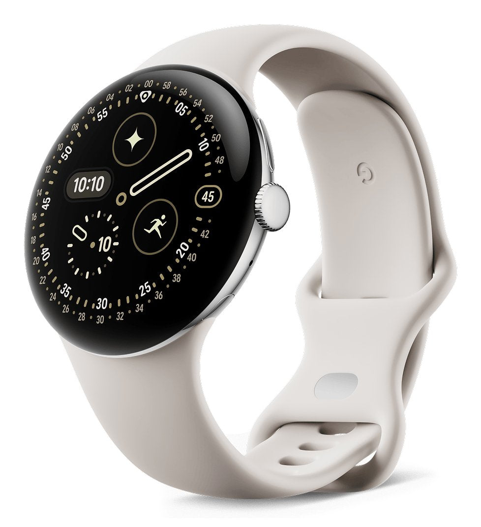 Google Pixel Watch 4 (45mm) Lte Silber/Porclain