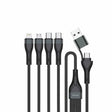 EAN 4252011908172 - 4smarts 541023 cable USB 1,2 m USB A/USB C USB C/Micro USB-A/Lightning Negro imagen 1