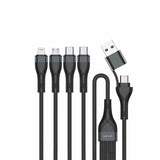 EAN 4252011908172 - 4smarts 541023 cable USB 1,2 m USB A/USB C USB C/Micro USB-A/Lightning Negro imagen 1