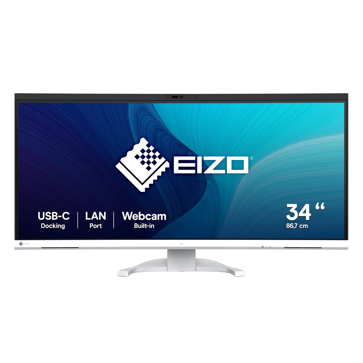 Monitor Eizo 86.7cm 34,1" Ev3450xc-Wt 21:9 4k 2xhdmi+Dp+Usb-C Curv