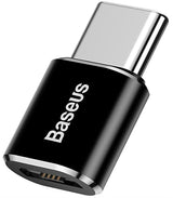 Adaptador Baseus Usb-C Macho A Microusb Hembra 2.4a, Negro