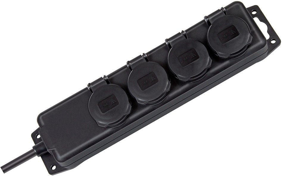 Brennenstuhl Distribuidor De Enchufes 4 Vías Ip 44, Regleta De Enchufes 1159960