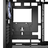 Caja Pc Sharkoon Ak4w Rgb Strip Negra, Cristal Templado 4044951041664