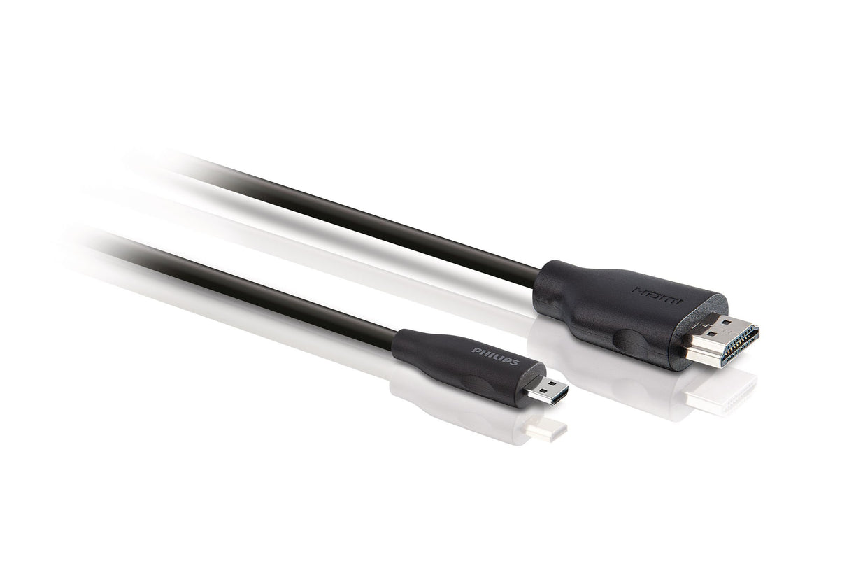 EAN 8712581622565 - Philips SWV2462W/10 cable HDMI 1,5 m HDMI tipo A (Estándar) HDMI tipo D (Micro) Negro imagen 1