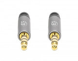 EAN 0766623355995 - Manhattan 355995 cable de audio 2 m 3,5mm Negro, Plata imagen 4