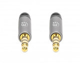 EAN 766623356015 - Manhattan 356015 cable de audio 5 m 3,5mm Negro, Plata imagen 4