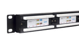 Phasak Panel De Parcheo 19" Cat.6 Utp Rj45 Dual 1u