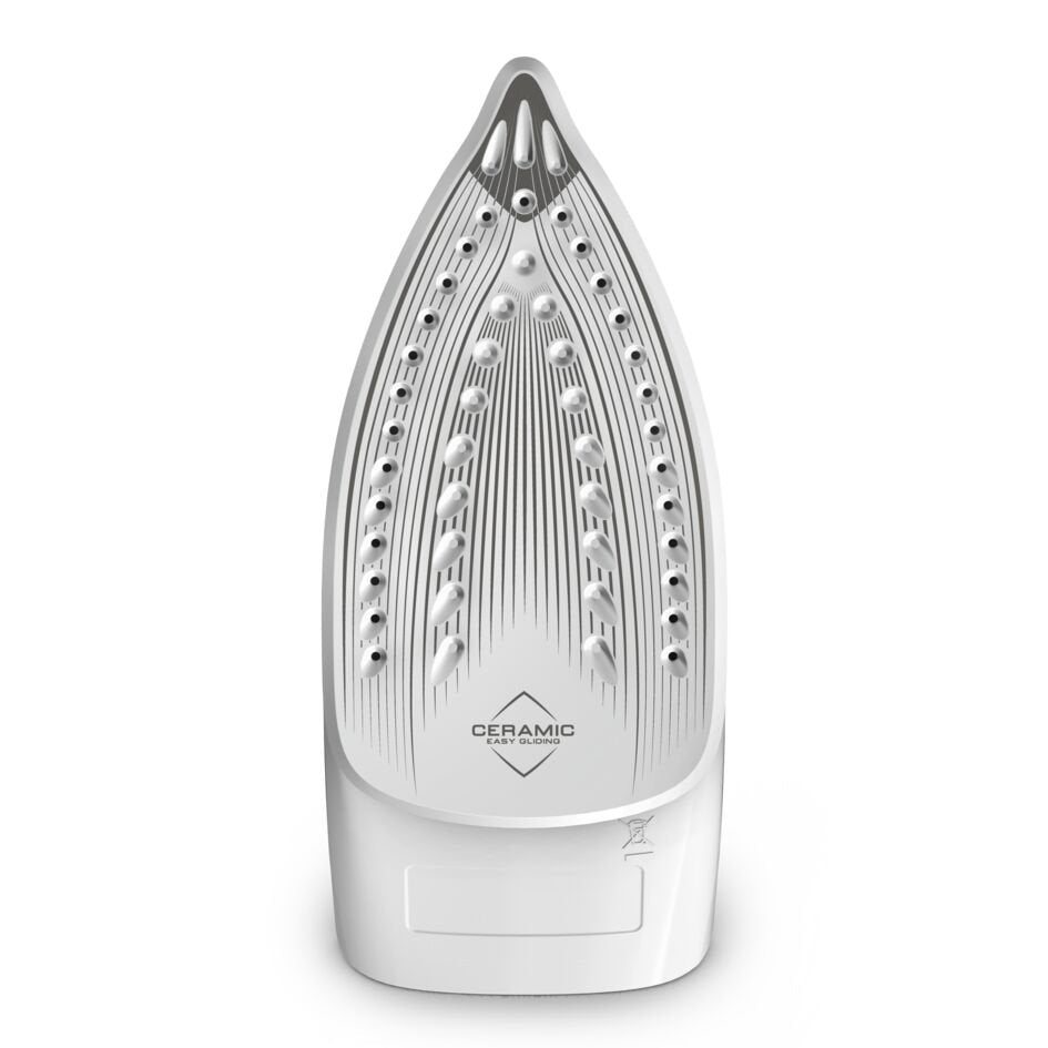 EAN 3121040092729 - Tefal Virtuo 30 FV2C40E0 plancha Plancha vapor-seco Suela de cerámica 2000 W Durazno, Blanco imagen 7