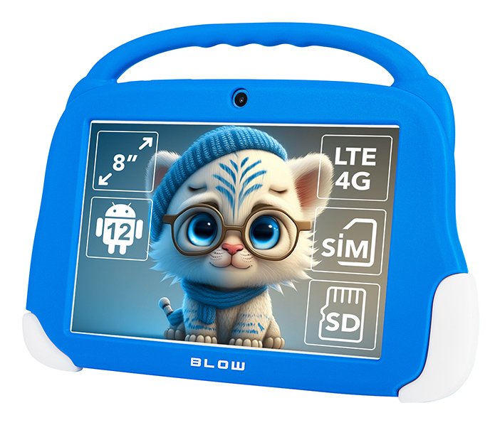 Tablet Kidstab8 4g Blow 4/64gb Blue + Case