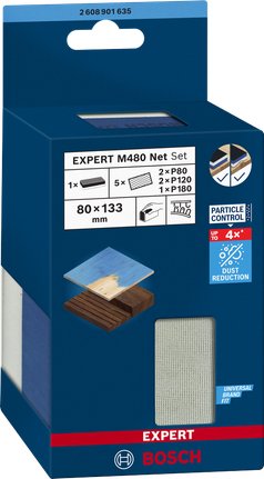 EAN 4059952635859 - Bosch 2 608 901 635 papel de lija Esponja de lijado Kit de lijado manual 6 pieza(s) imagen 2