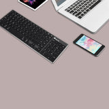 Ngs Fortune-Bt Teclado Multidispositivo Inalambrico Usb Bluetooth - Portugues - Silencioso - Teclas X-Type - Bateria