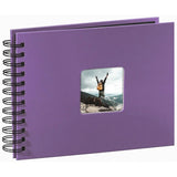 Hama  Fine Art  Spiral Purple 24x17 50 Black Pages 94881