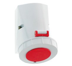 Bals Wandsteckdose 32a 5p 400v 6h 1155 Ip67 Gehusegre 126x83 1155