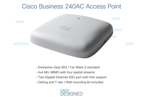 EAN 0889728279574 - Cisco CBW240AC 1733 Mbit/s Gris Energía sobre Ethernet (PoE) imagen 4
