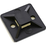 Inline® Cable Tie Mounts Adhesive 20x20mm Negro 10pcs
