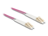 Delock Lwl Cable Lc Duplex A Lc Duplex Multimode Om4 Winkelbar 1 M