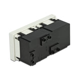 Easy 45 Schutzkontakt-Steckdose 2-Fach 45°-Anordnung 45 X 45 Mm