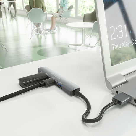 EAN 8435739901137 - AISENS A106-0859 hub de interfaz USB 3.2 Gen 1 (3.1 Gen 1) Type-A 5000 Mbit/s imagen 4