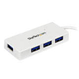 EAN 0065030850957 - StarTech.com ST4300MINU3W hub de interfaz USB 3.2 Gen 1 (3.1 Gen 1) Type-A 5000 Mbit/s imagen 2