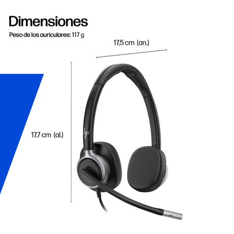 EAN 0199764365583 - HP Poly Mission 615 Monaural USB Wired Headset (Bulk) Alámbrico Diadema Oficina/Centro de llamadas USB Ty imagen 10