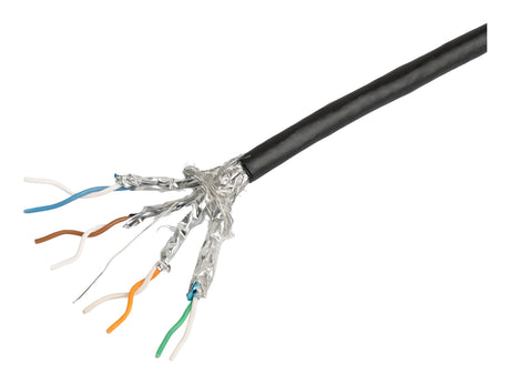 EAN 5901969448146 - Lanberg LCS7-21CU-0305-BK cable de red Negro 305 m Cat7 S/FTP (S-STP) Alrededor imagen 3