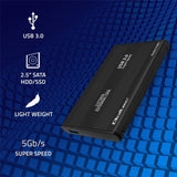 EAN 5901878518619 - Qoltec 51861 caja para disco duro externo Carcasa de disco duro/SSD Negro 2.5" imagen 2